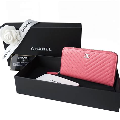 chanel leather wallet|chanel wallet price.